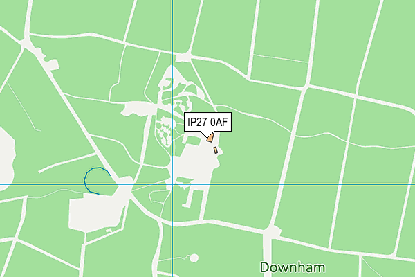 IP27 0AF map - OS VectorMap District (Ordnance Survey)