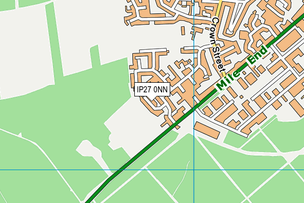 IP27 0NN map - OS VectorMap District (Ordnance Survey)