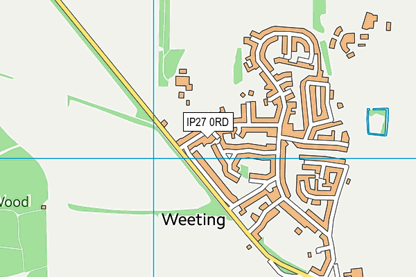IP27 0RD map - OS VectorMap District (Ordnance Survey)