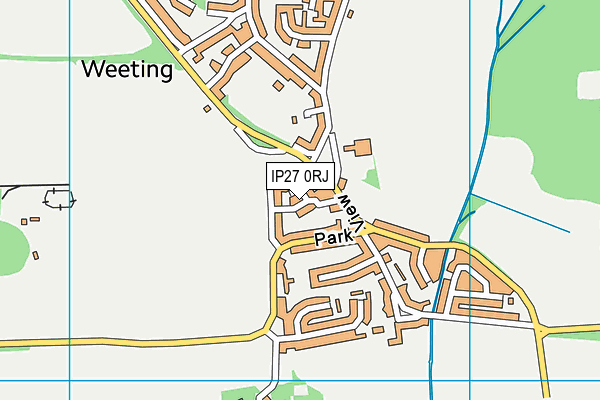 IP27 0RJ map - OS VectorMap District (Ordnance Survey)