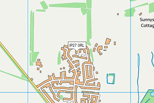 IP27 0RL map - OS VectorMap District (Ordnance Survey)