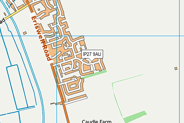 Map of REECE EVANS LTD at district scale