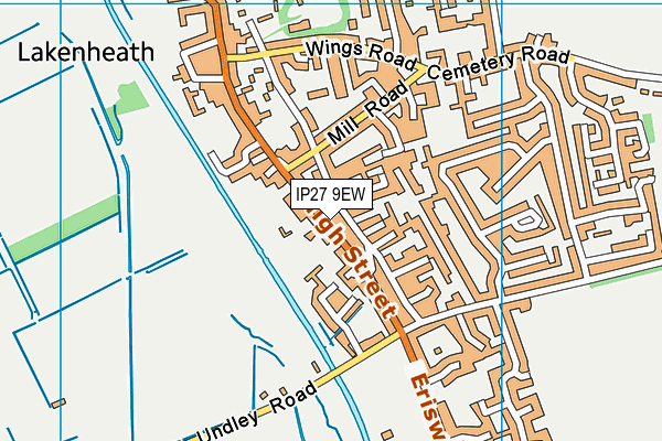 Map of CENTRAL GARAGE LAKENHEATH LIMITED at district scale