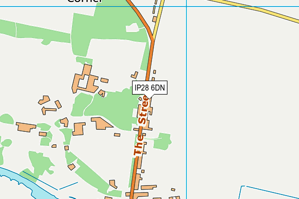 IP28 6DN map - OS VectorMap District (Ordnance Survey)