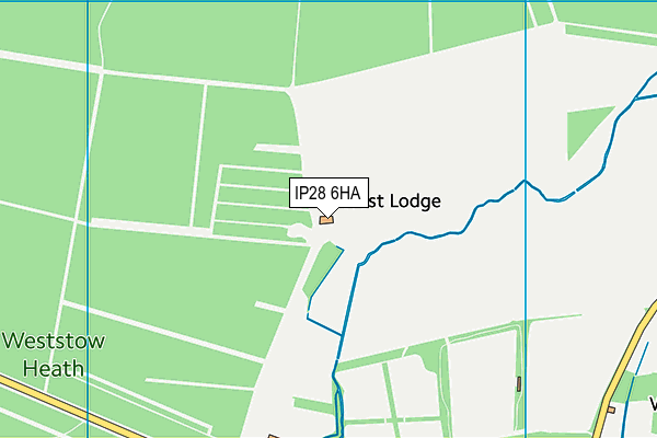 IP28 6HA map - OS VectorMap District (Ordnance Survey)