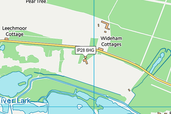 IP28 6HG map - OS VectorMap District (Ordnance Survey)