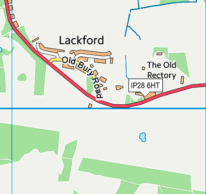 IP28 6HT map - OS VectorMap District (Ordnance Survey)