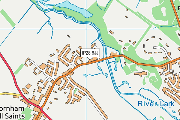 IP28 6JJ map - OS VectorMap District (Ordnance Survey)