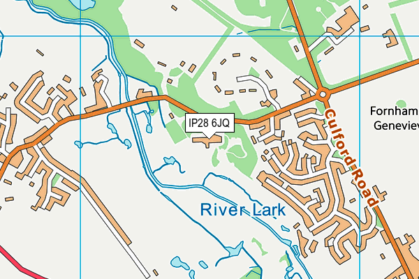 IP28 6JQ map - OS VectorMap District (Ordnance Survey)