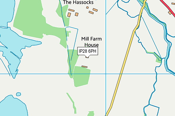 IP28 6PH map - OS VectorMap District (Ordnance Survey)