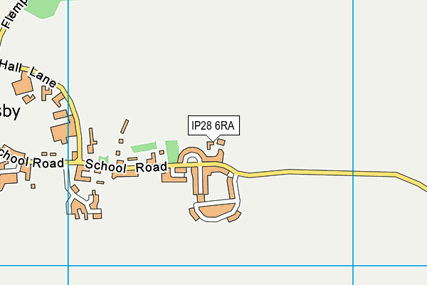 IP28 6RA map - OS VectorMap District (Ordnance Survey)
