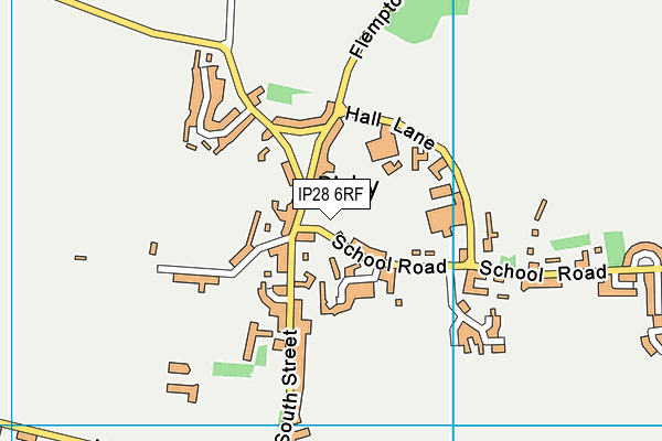 IP28 6RF map - OS VectorMap District (Ordnance Survey)