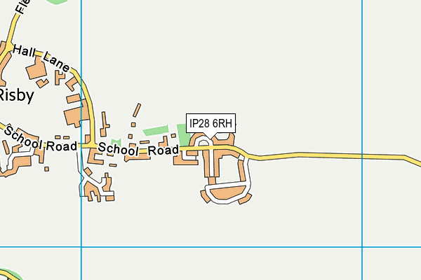 IP28 6RH map - OS VectorMap District (Ordnance Survey)