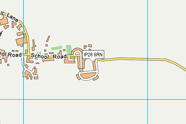 IP28 6RN map - OS VectorMap District (Ordnance Survey)