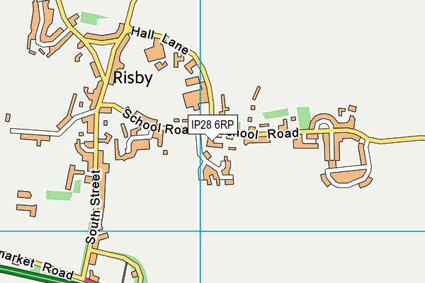 IP28 6RP map - OS VectorMap District (Ordnance Survey)