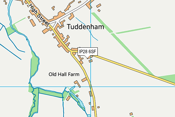 IP28 6SF map - OS VectorMap District (Ordnance Survey)