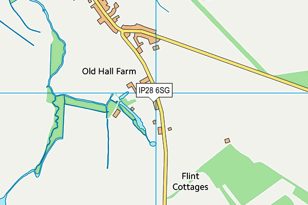 IP28 6SG map - OS VectorMap District (Ordnance Survey)