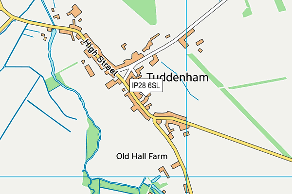 IP28 6SL map - OS VectorMap District (Ordnance Survey)