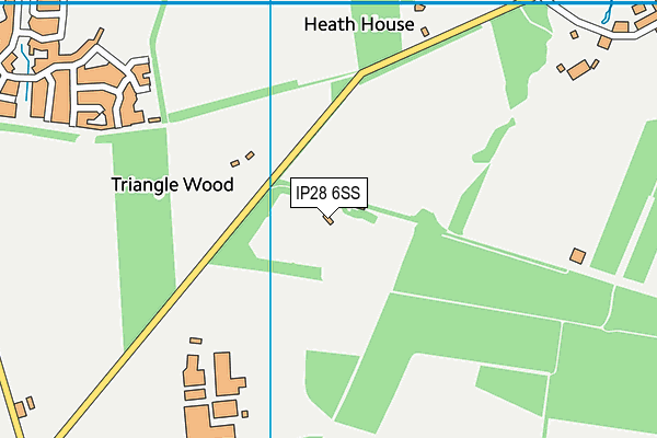IP28 6SS map - OS VectorMap District (Ordnance Survey)