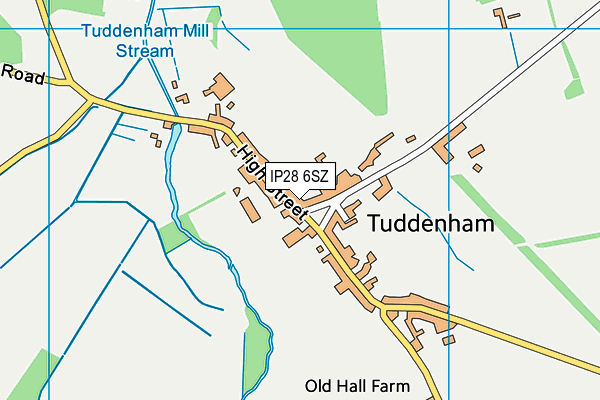 IP28 6SZ map - OS VectorMap District (Ordnance Survey)