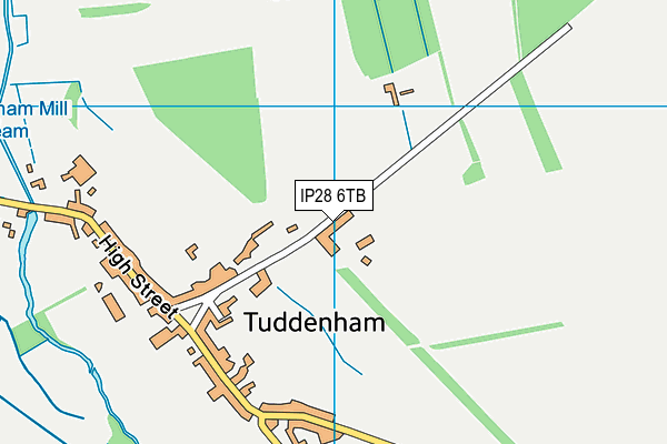 IP28 6TB map - OS VectorMap District (Ordnance Survey)