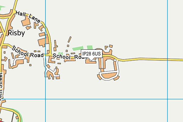 IP28 6US map - OS VectorMap District (Ordnance Survey)