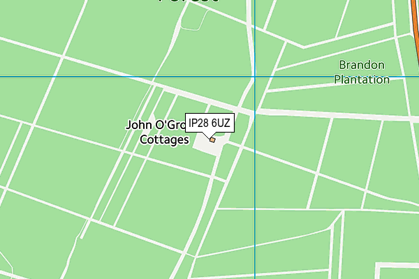 IP28 6UZ map - OS VectorMap District (Ordnance Survey)