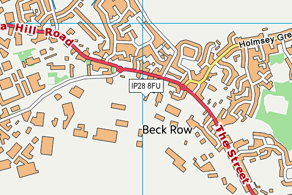 IP28 8FU map - OS VectorMap District (Ordnance Survey)