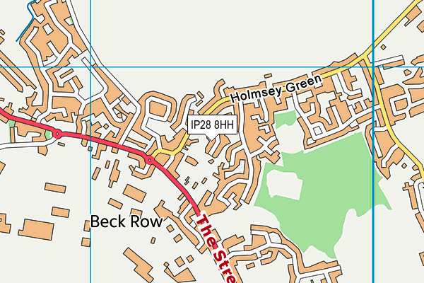 IP28 8HH map - OS VectorMap District (Ordnance Survey)