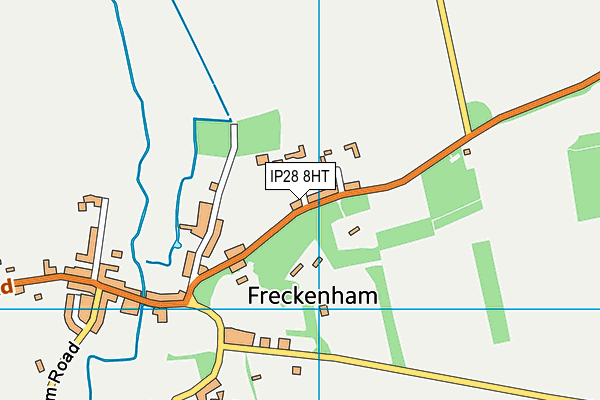 IP28 8HT map - OS VectorMap District (Ordnance Survey)