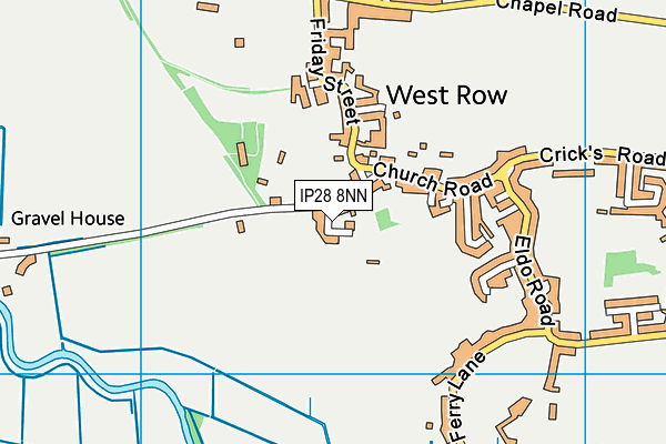 IP28 8NN map - OS VectorMap District (Ordnance Survey)