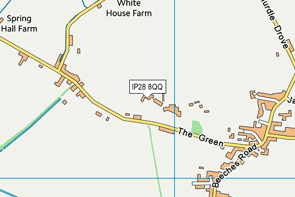 IP28 8QQ map - OS VectorMap District (Ordnance Survey)