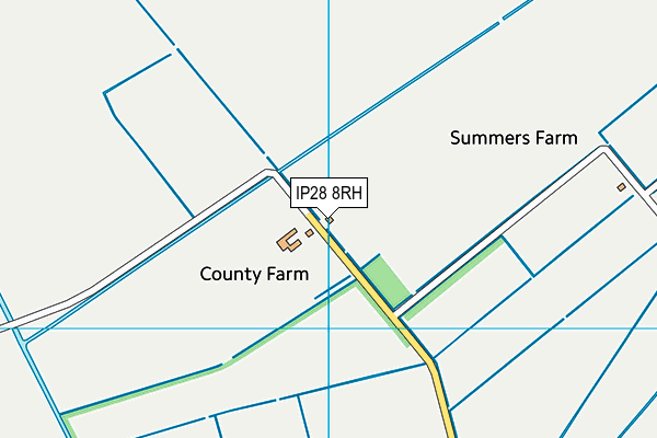 IP28 8RH map - OS VectorMap District (Ordnance Survey)