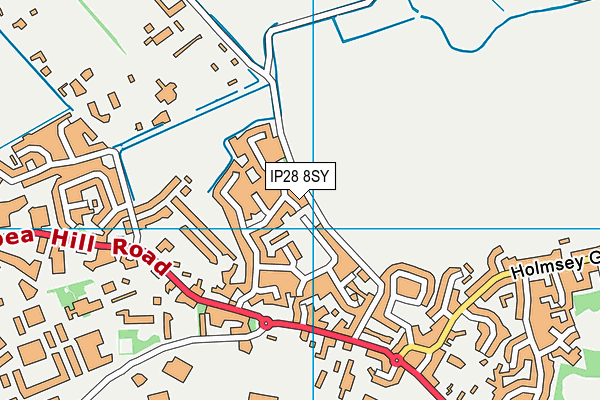 IP28 8SY map - OS VectorMap District (Ordnance Survey)