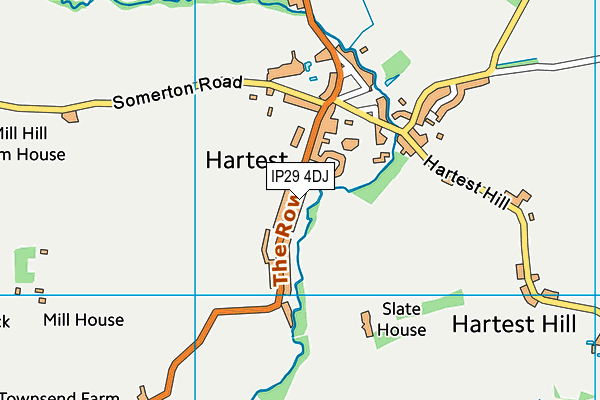 IP29 4DJ map - OS VectorMap District (Ordnance Survey)