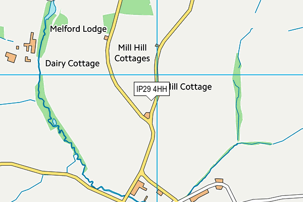 IP29 4HH map - OS VectorMap District (Ordnance Survey)