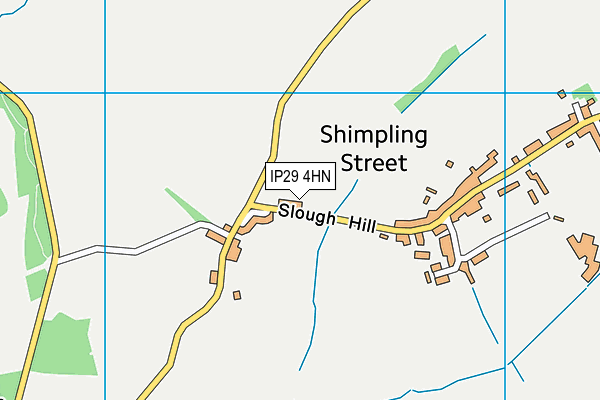 IP29 4HN map - OS VectorMap District (Ordnance Survey)