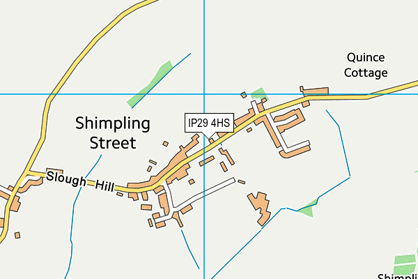 IP29 4HS map - OS VectorMap District (Ordnance Survey)