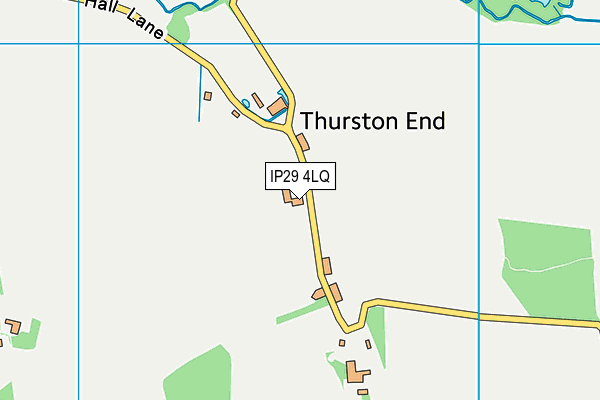 IP29 4LQ map - OS VectorMap District (Ordnance Survey)