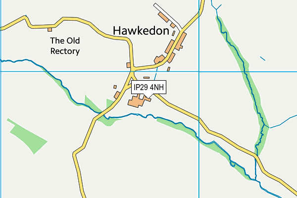 IP29 4NH map - OS VectorMap District (Ordnance Survey)