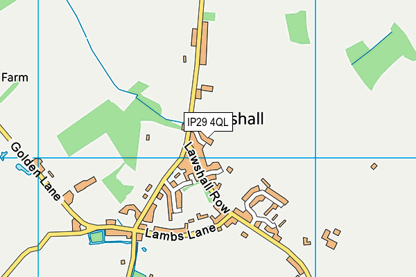 IP29 4QL map - OS VectorMap District (Ordnance Survey)