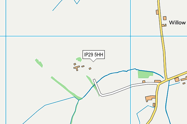 IP29 5HH map - OS VectorMap District (Ordnance Survey)