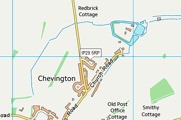 IP29 5RP map - OS VectorMap District (Ordnance Survey)