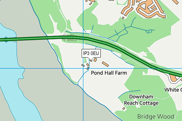 IP3 0EU map - OS VectorMap District (Ordnance Survey)