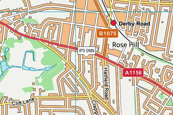 IP3 0NN map - OS VectorMap District (Ordnance Survey)