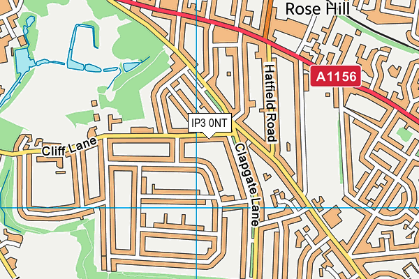 IP3 0NT map - OS VectorMap District (Ordnance Survey)