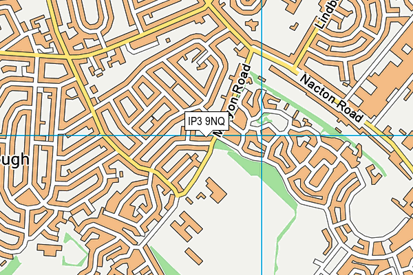 IP3 9NQ map - OS VectorMap District (Ordnance Survey)