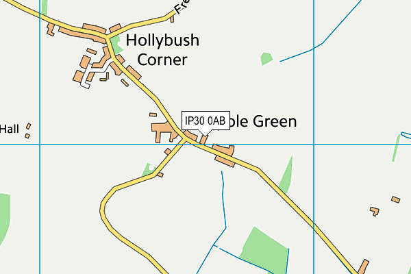 IP30 0AB map - OS VectorMap District (Ordnance Survey)