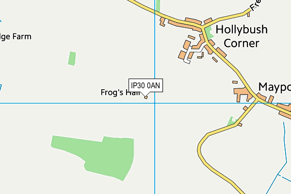 IP30 0AN map - OS VectorMap District (Ordnance Survey)