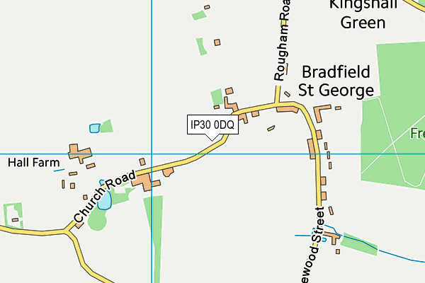 IP30 0DQ map - OS VectorMap District (Ordnance Survey)
